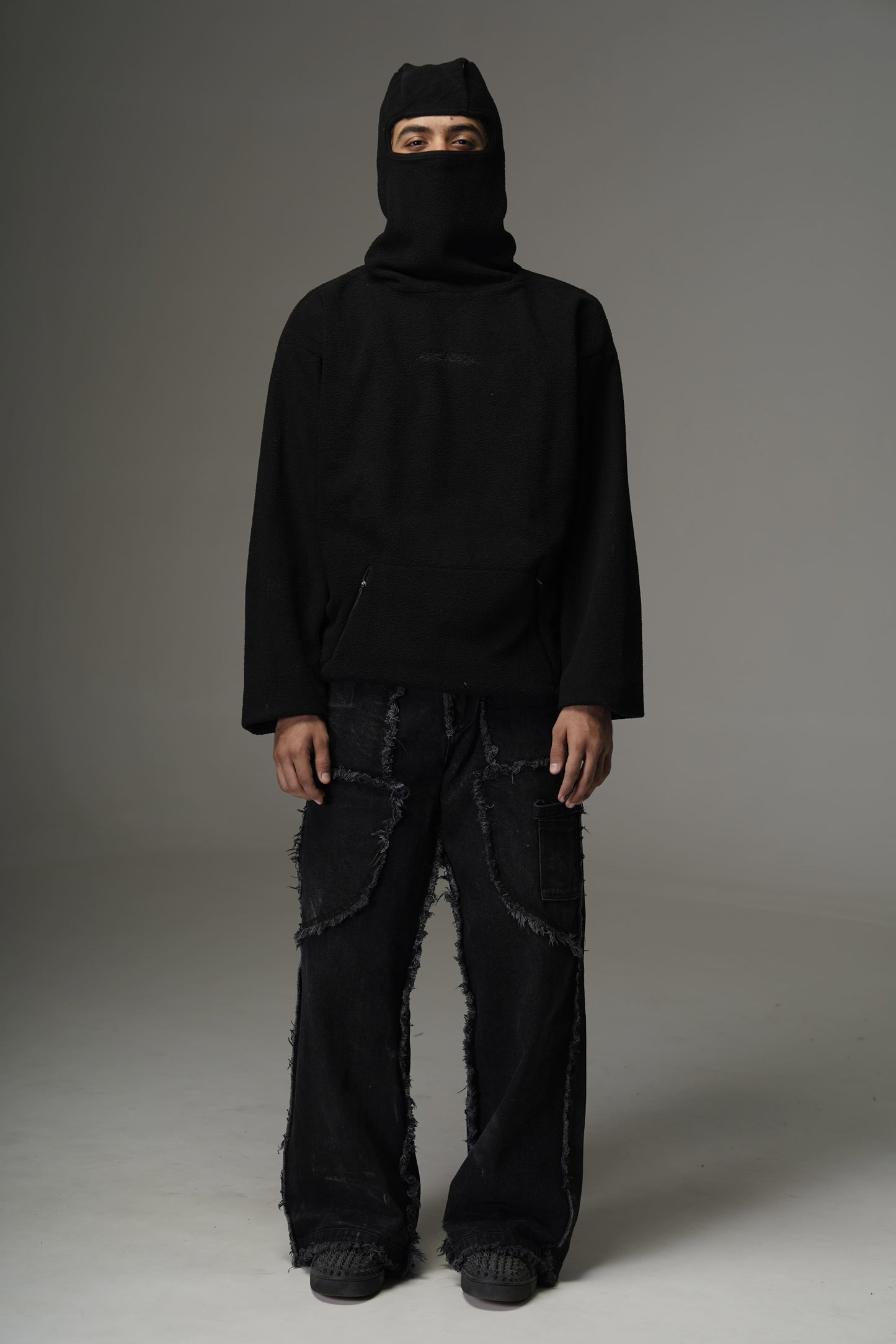 TRIBAL BALACLAVA HOODIE