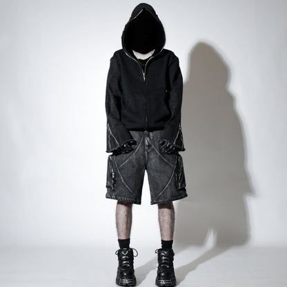 "COAL SHOOTER" DENIM CARGO SHORTS