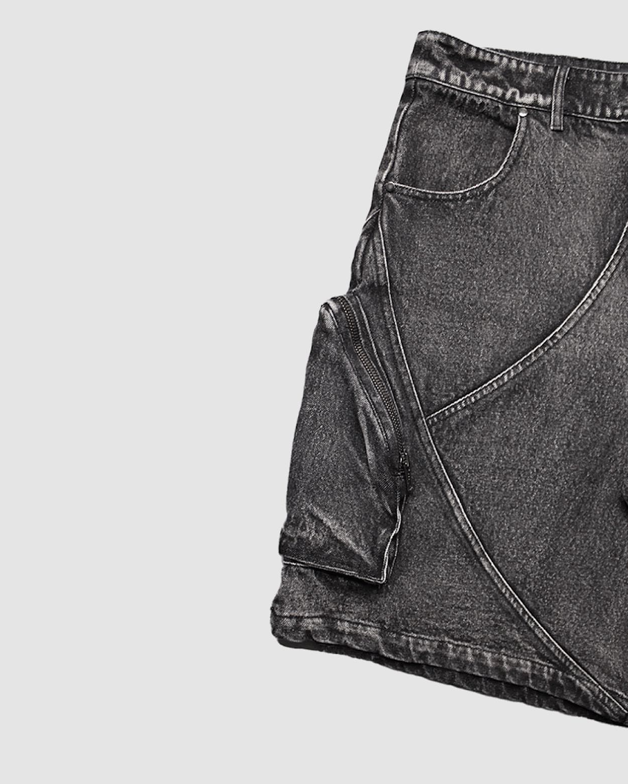 "COAL SHOOTER" DENIM CARGO SHORTS